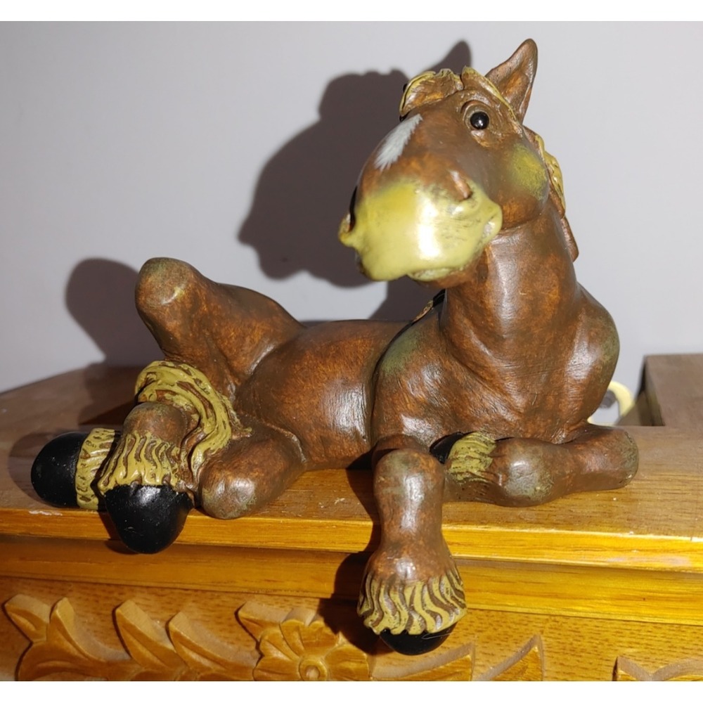 Montana Silversmiths Elmer the Horse Shelf Sitter, Numbered - Handcrafted